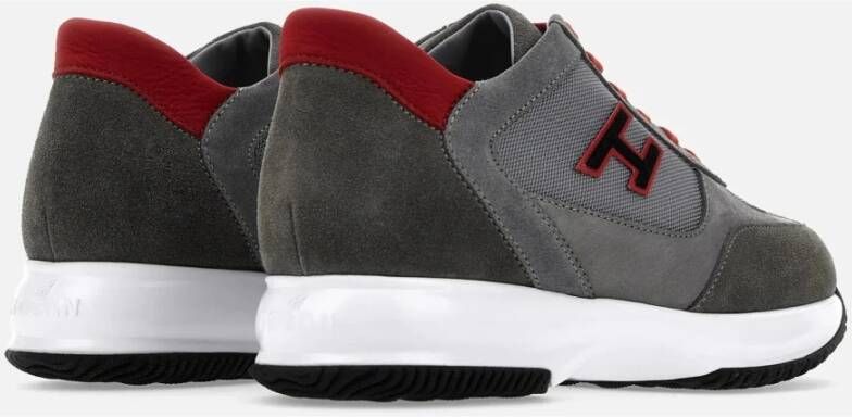 Hogan Stijlvolle Sneakers voor Mannen Gray Heren