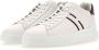 Hogan Witte Leren Sneakers met Suède Details White Heren - Thumbnail 4