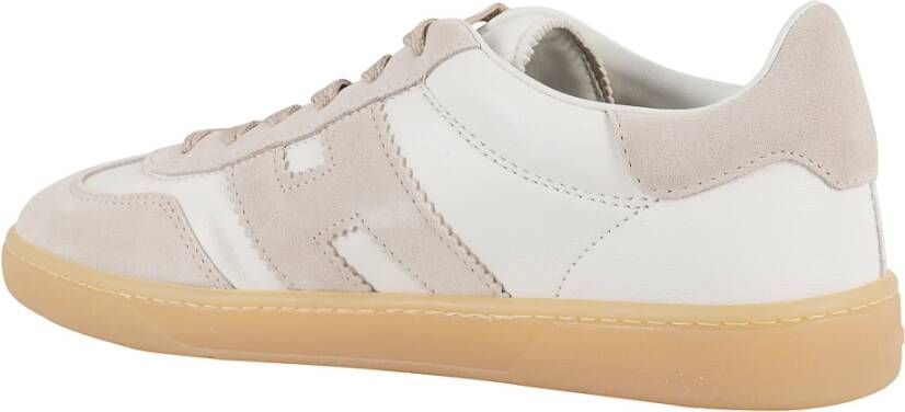 Hogan Stijlvolle Veterschoenen Beige Dames