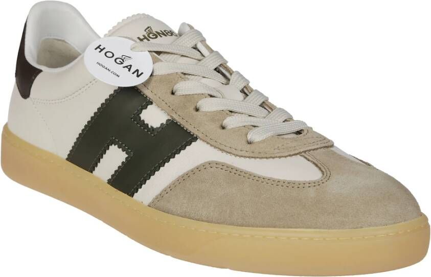 Hogan Stijlvolle Veterschoenen Beige Heren