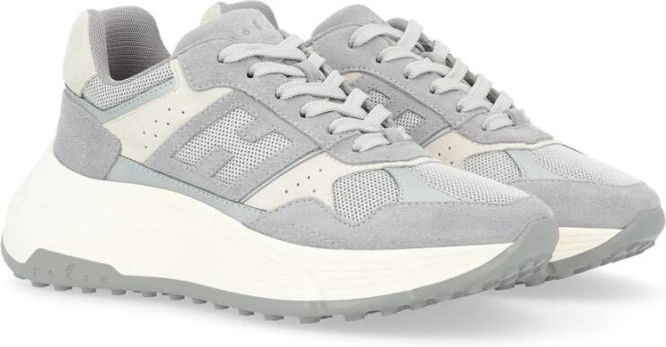 Hogan Stijlvolle Veterschoenen Gray Dames