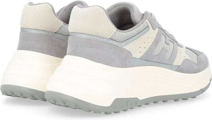 Hogan Stijlvolle Veterschoenen Gray Dames