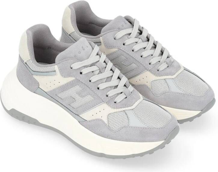 Hogan Stijlvolle Veterschoenen Gray Dames