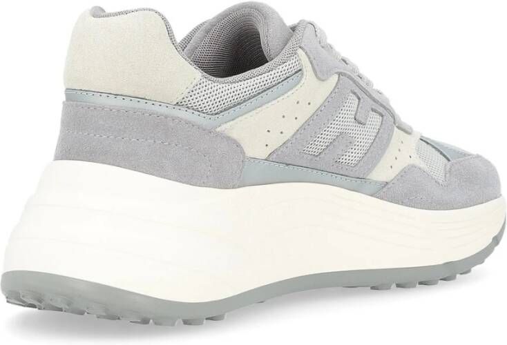 Hogan Stijlvolle Veterschoenen Gray Dames