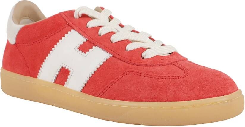 Hogan Stijlvolle Veterschoenen Red Dames