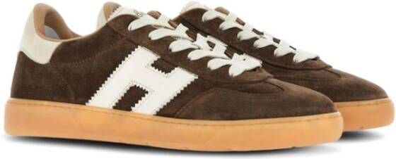 Hogan Stoere Sneakers voor Mannen Brown Heren