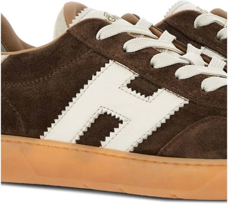 Hogan Stoere Sneakers voor Mannen Brown Heren