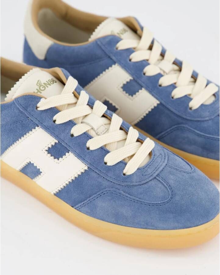 Hogan Stoere Veterschoenen voor Dames Blue Dames