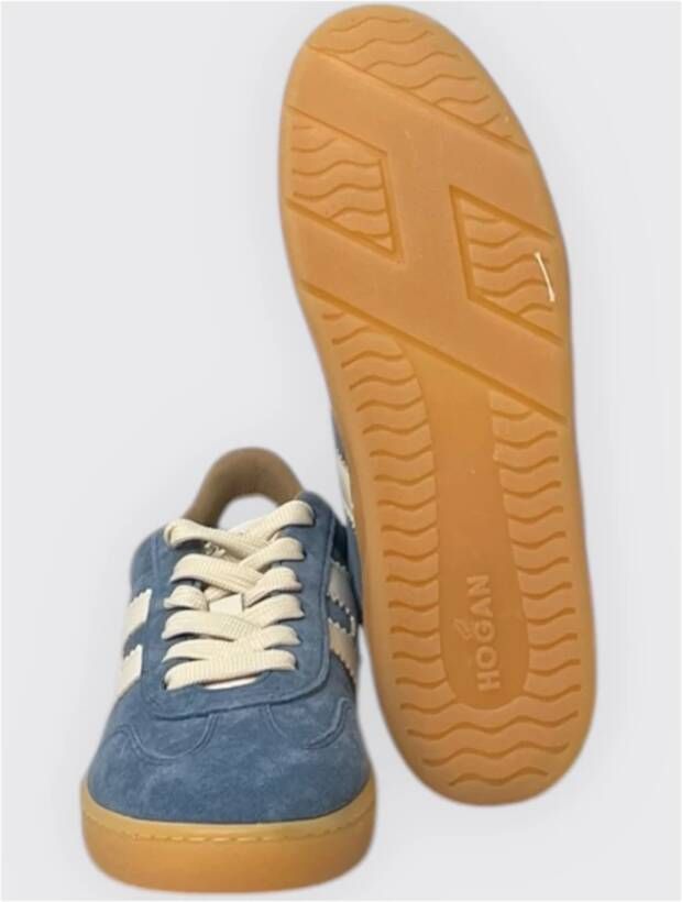 Hogan Stoere Vetersneakers Blue Dames