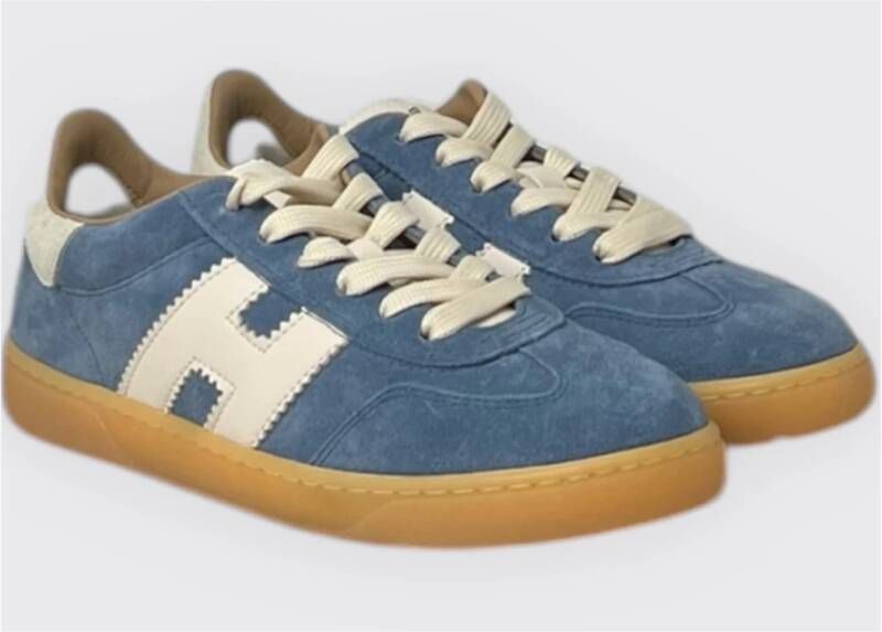 Hogan Stoere Vetersneakers Blue Dames