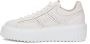 Hogan Strepen Gehamerd Geperforeerd Leren Sneakers White Dames - Thumbnail 2