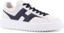 Hogan Strepen Leren Sneakers met Memory Foam White Heren - Thumbnail 2