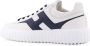 Hogan Strepen Leren Sneakers met Memory Foam White Heren - Thumbnail 3