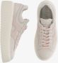 Hogan Strepen Leren Sneakers Ronde Neus Vetersluiting Pink Dames - Thumbnail 2