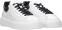 Hogan Strepen Leren Sneakers Wit White Heren - Thumbnail 2