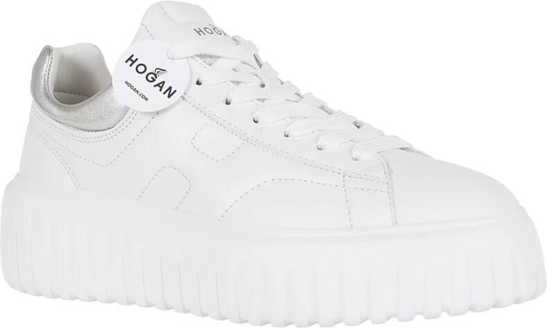 Hogan Strepen Nappa Leren Sneakers White Dames