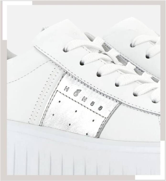 Hogan Strepen Sneakers met Memory Foam Binnenzool White Dames