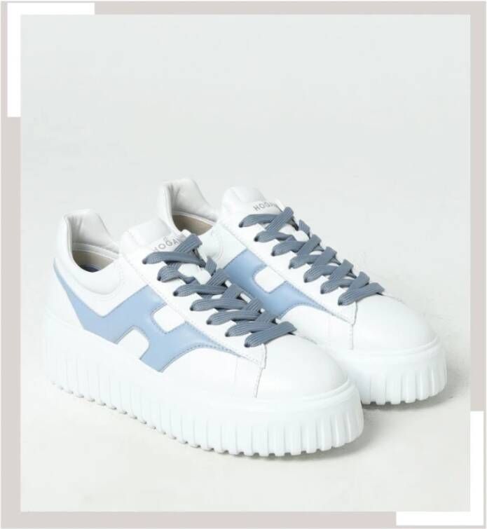 Hogan Strepen Sneakers met Memory Foam White Dames