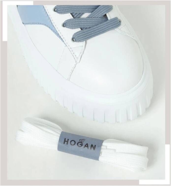 Hogan Strepen Sneakers met Memory Foam White Dames