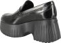 Hogan Strepen Wig Mocassin Schoenen Black Dames - Thumbnail 3