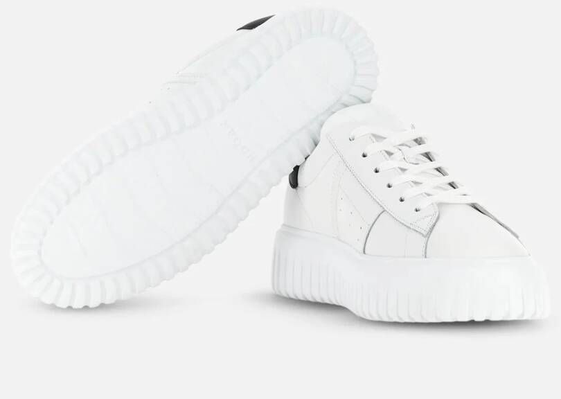 Hogan Strepen Wit Leren Sneakers White Heren