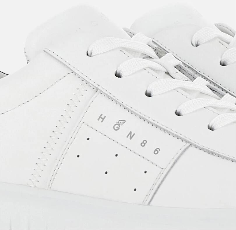 Hogan Strepen Wit Leren Sneakers White Heren