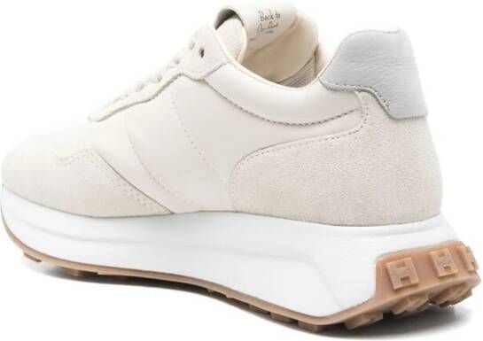 Hogan Studded Lace-Up Sneakers Beige Dames