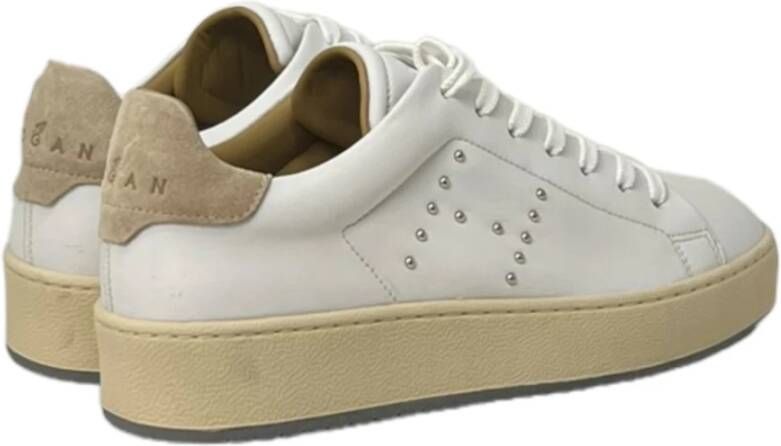 Hogan Studded Lace-Up Sneakers White Dames