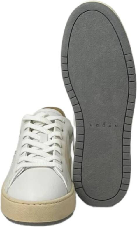 Hogan Studded Lace-Up Sneakers White Dames