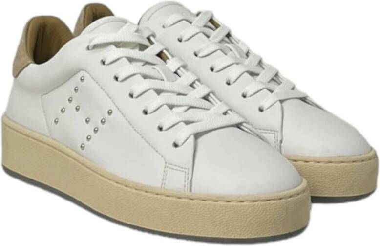 Hogan Studded Lace-Up Sneakers White Dames