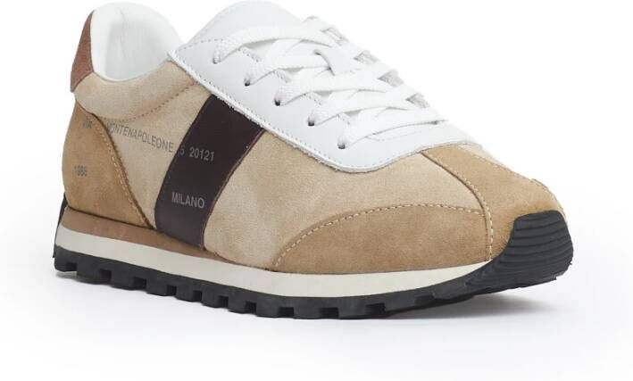 Hogan Suède Camel Hardloopschoenen Brown Dames