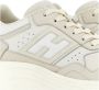 Hogan Suède en leren neutrale sneakers Beige Dames - Thumbnail 4