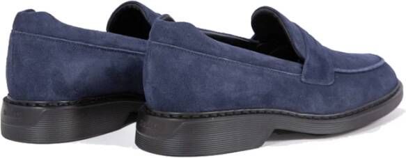 Hogan Suède Loafer Blue Heren