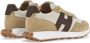 Hogan Suede Panel Lace-Up Sneakers Brown Heren - Thumbnail 6