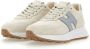 Hogan Suède Trainers Room Suiker Retro Stijl Beige Dames - Thumbnail 4