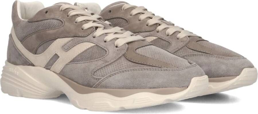 Hogan Taupe Combi Sneakers voor Heren Beige Heren