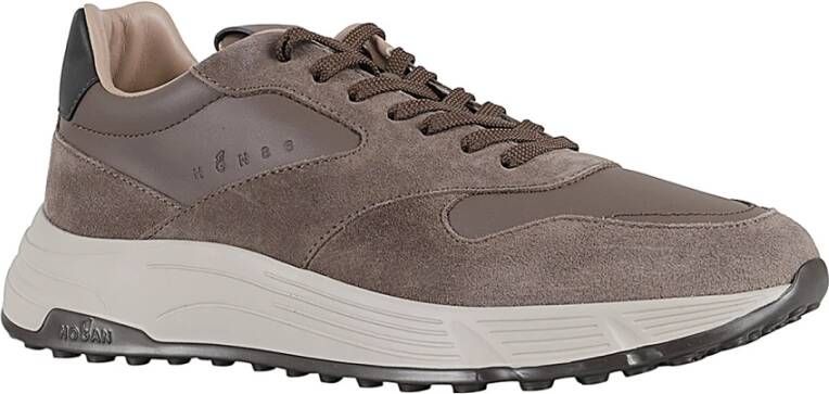 Hogan Ultra-Lichte Stijlvolle Sneakers Brown Heren