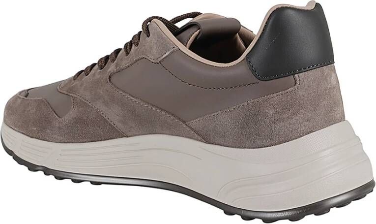 Hogan Ultra-Lichte Stijlvolle Sneakers Brown Heren