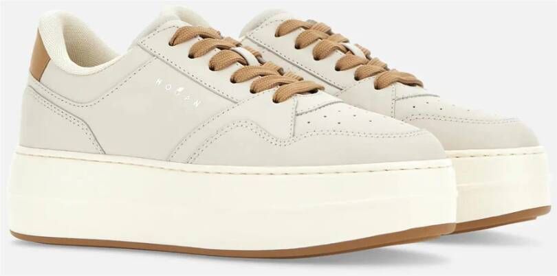 Hogan Urban Chic Skyscraper Sneakers Beige Dames