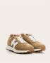 Hogan Velours en Nappa Leren Sneakers Brown Heren - Thumbnail 2