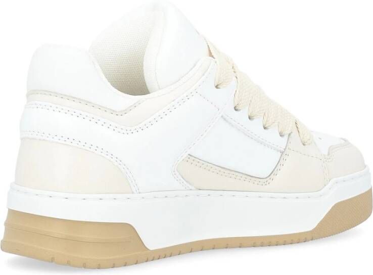 Hogan Veterschoenen van Zwart Leer White Dames