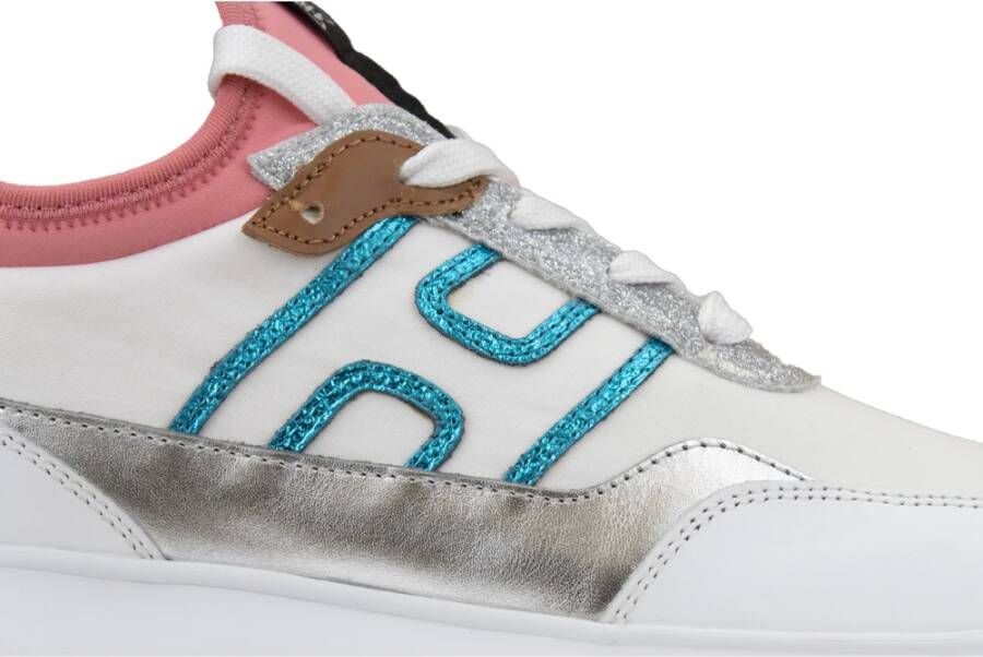 Hogan Veterschoenen voor dames Stijlvol ontwerp White Dames