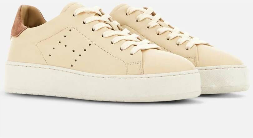 Hogan Vintage Stijl Beige Sneakers Beige Dames