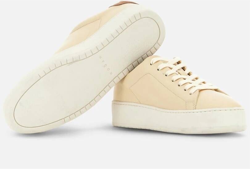 Hogan Vintage Stijl Beige Sneakers Beige Dames