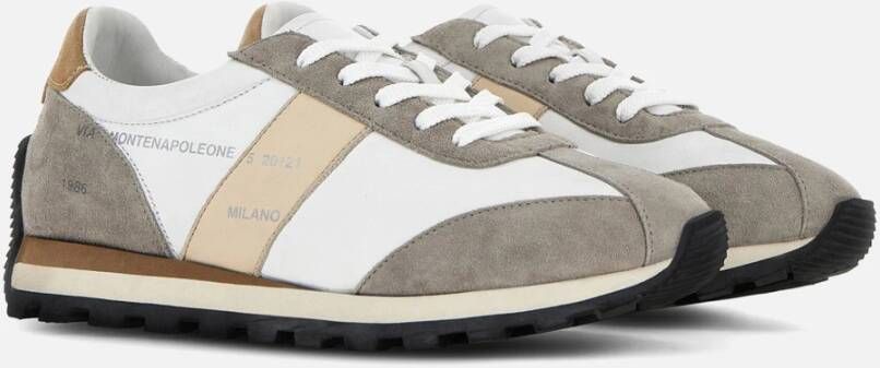 Hogan Vintage Stijl Witte Sneakers White Dames