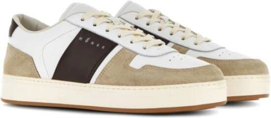 Hogan Wit-beige Sneakers Aw24 Beige Heren