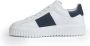 Hogan Wit Blauw Slash Leren Sneakers White Heren - Thumbnail 2