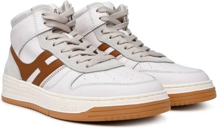 Hogan Witleren Sneaker H630 Beige Heren