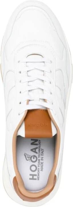 Hogan Witte Casual Sneakers met Rubberen Zool White Heren