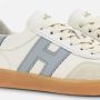 HOGAN Lage Sneakers Dames Cool Allacciato Maat: 36 Materiaal: Leer Kleur: Creme - Thumbnail 8